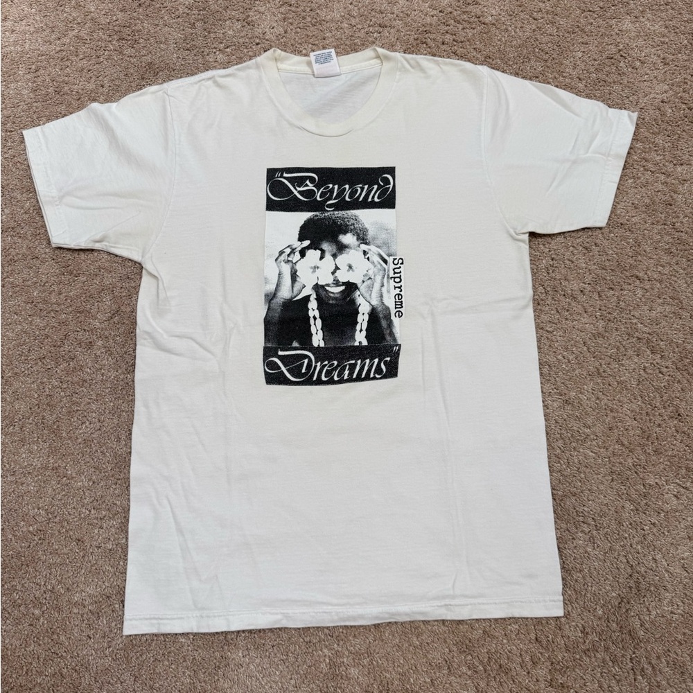 Supreme White 'Beyond Dreams' Graphic Tee